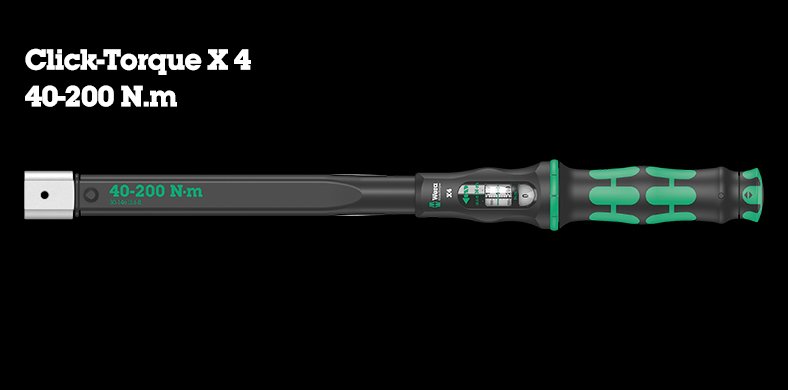 200 Nm Tork Anahtarı - Wera Click Torque X4