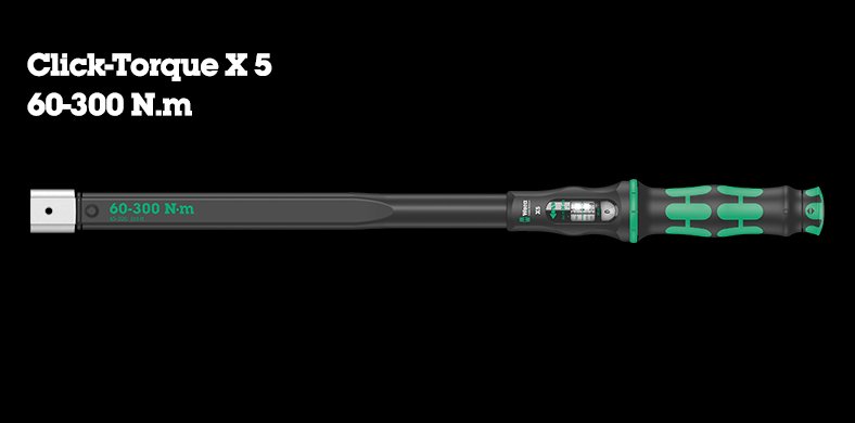 300 Nm Tork Anahtarı - Wera Click Torque X5